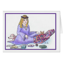 Amethyst - February birthday Card