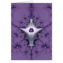 Amethyst Goddess note card