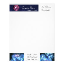 Amethyst Pattern Letterhead