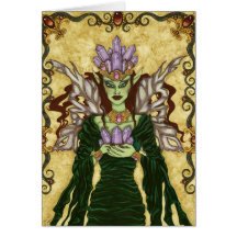 Amethyst Queen greeting card