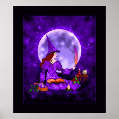 Amethyst Witch Poster by IrishPirateQueen