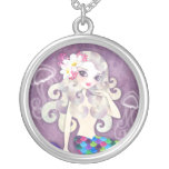 Amethyste Mermaid Silver Necklace TBA