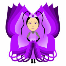 Ametrine Butterfly Princess Cut Out