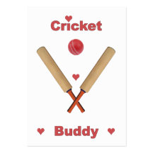 Ami de cricket modèles de cartes de visite
