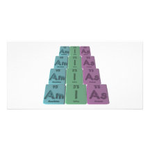 Amias-Être-Je-comme-américum-iode-Arsenic Cartes Avec Photo