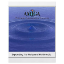 amiga multimedia custom flyer