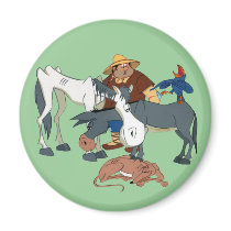 AMIGOS DE DON QUIJOTE - 400 Años - Cervantes Fridge Magnet