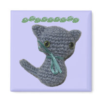 Amigurumi Kitten magnets