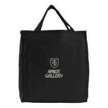 AMIOT GALLERY ELEGANT BLACK TOTE - AW CANVAS BAGS