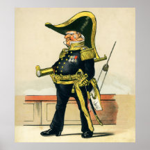 Amiral de la marine royale affiche