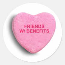 AMIS AVEC LE COEUR DE SUCRERIE D'AVANTAGES AUTOCOLLANTS