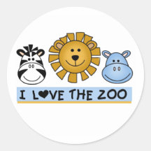 Amis de zoo adhésifs