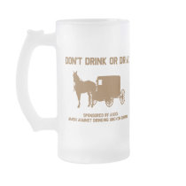 Amish - dont drink or drive coffee mug