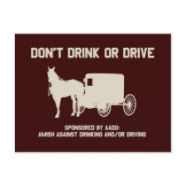 Amish - dont drink or drive
