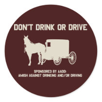 Amish - dont drink or drive