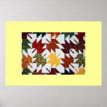 Amish Leaves Posters