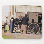 Amish Loading Buggy Mouse Pads
