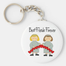 Amitié Keychain de BFF Porte-clés