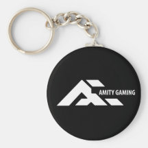 aMity Gaming Black Keychain Black