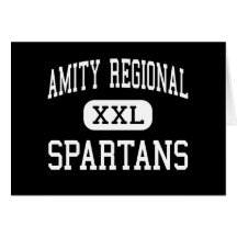 Amity Regional - Spartans - High - Woodbridge Greeting Cards