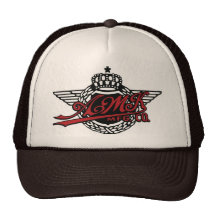 AMK royal crest Trucker Hats