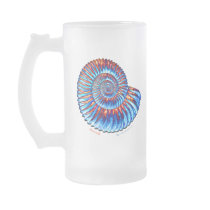 Ammonite fossil mug