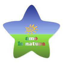 Amo la Natura I Love Nature in Italian