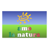 Amo la Natura I Love Nature in Italian