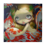 "Amongst the Koi" Tile tiles