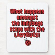 Amongst the ladybugs mouse mat