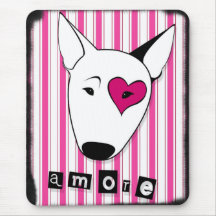 Amore Bull Terrier Mousepad