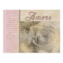 Amore romantique cartes postales
