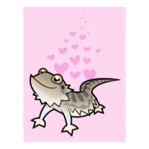 Amour barbu de dragon/dragon de Rankin Cartes Postales