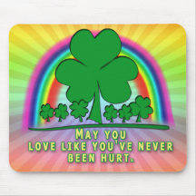 AMOUR - BÉNÉDICTION IRLANDAISE TAPIS DE SOURIS