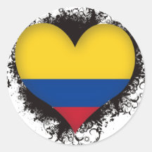Amour Colombie du cru I Autocollant