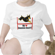 Amour d'agilité de Pinscher de dobermann Body Pour Bébé