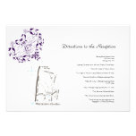 Amour dans toute langue dans des directions pourpr invitation