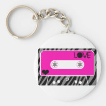 Amour de bande de mélange porte-clef