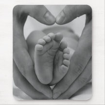 Amour de bébé tapis de souris