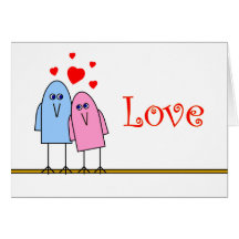 Amour de Birdy Cartes De Vœux