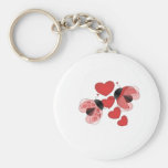 Amour de coccinelle porte-clés