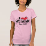Amour de CustomizabIe mon modèle de diplômé T-shirts