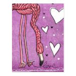 amour de flamant cartes postales