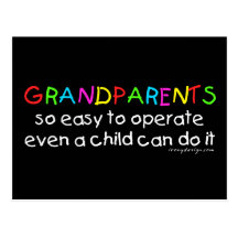 Amour de grands-parents carte postale