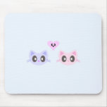 amour de minou de kawaii tapis de souris