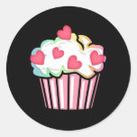 Amour de petit gâteau autocollants