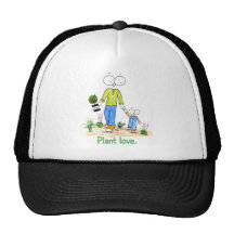 Amour de plante casquettes de camionneur