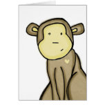 amour de singe cartes de vœux