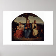 Amour d'espoir de foi par von de Hess Heinrich Mar Posters