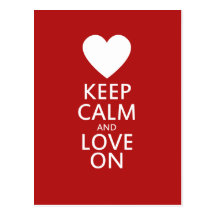 Amour dessus pour le jour de Valentines Carte Postale